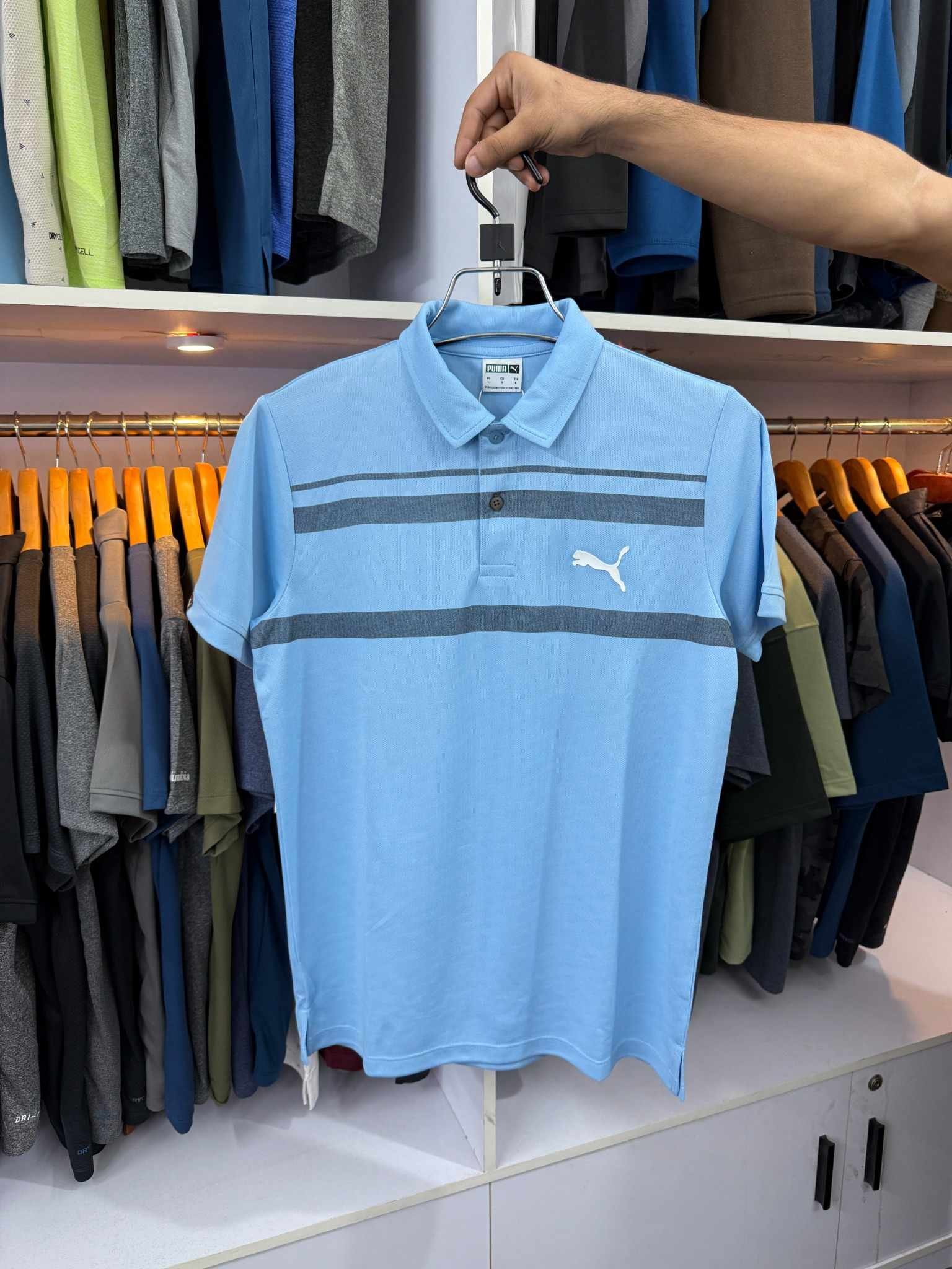 compressed_polo_sky Imported Soft Fabric Polo Shirt